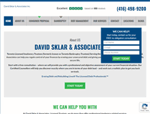 Tablet Screenshot of davidsklar.com